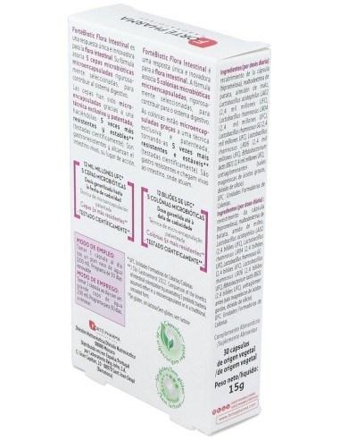 Fortebiotic+ Flora Intestinal 30Cap. de Forte Pharma