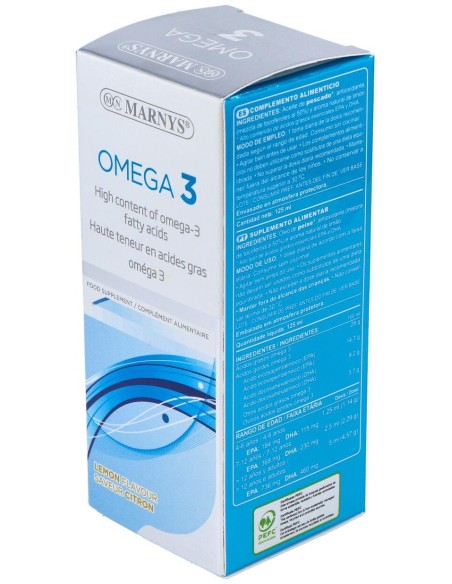Omega 3 Marino Sabor Limon 125Ml. de Marnys