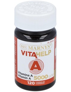 Vitahelp Vitamina A 5000Ui 120Cap. de Marnys 2