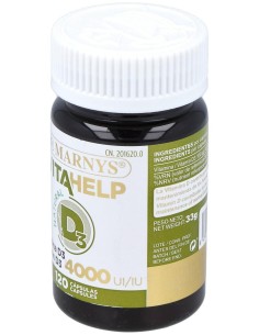 Vitahelp Vitamina D 4000Ui 120Perlas de Marnys 2
