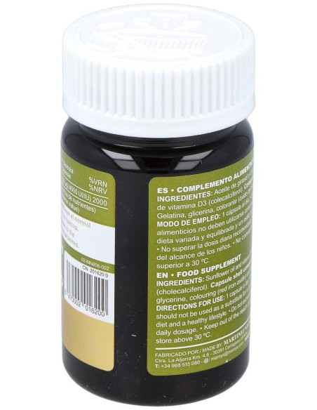 Vitahelp Vitamina D 4000Ui 120Perlas de Marnys