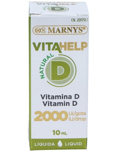Vitahelp Vitamina D 2000Ui Liquida 10Ml. de Marnys