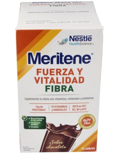 Meritene Fibra Chocolate 14Sbrs. de Meritene