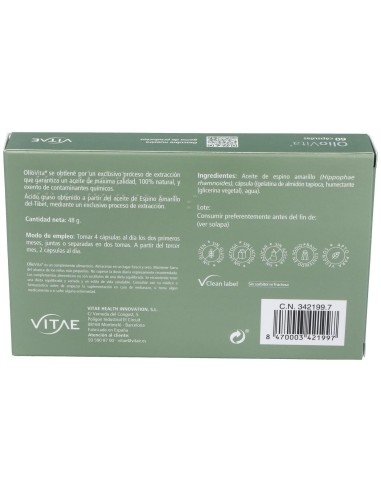 Oliovita 60 cápsulas de Vitae