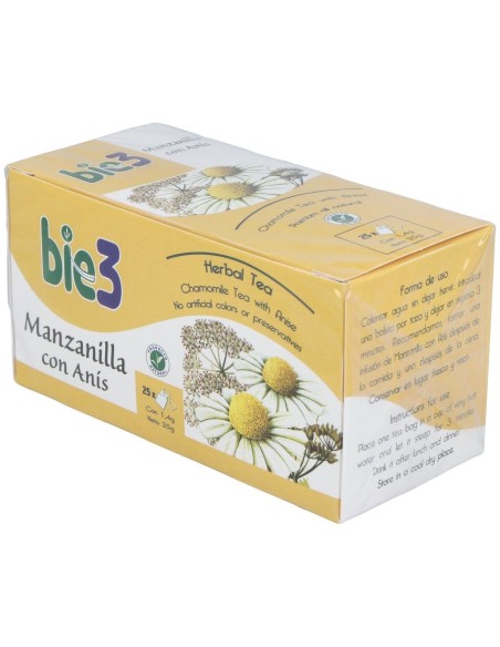 Bie3 Manzanilla Con Anis Infusion 25Sbrs. de Bie 3