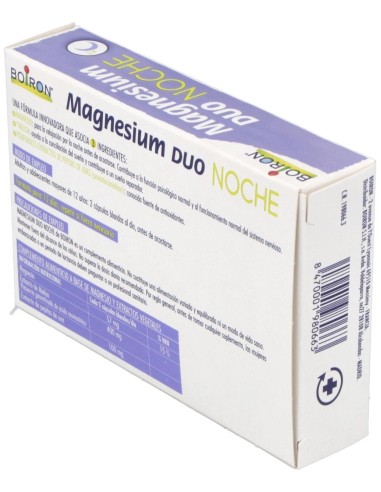 Magnesium Duo Noche 30Cap. de Boiron