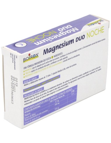 Magnesium Duo Noche 30Cap. de Boiron