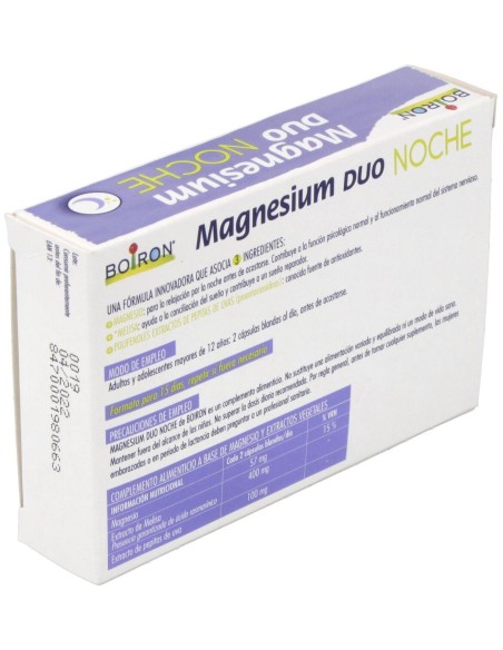 Magnesium Duo Noche 30Cap. de Boiron