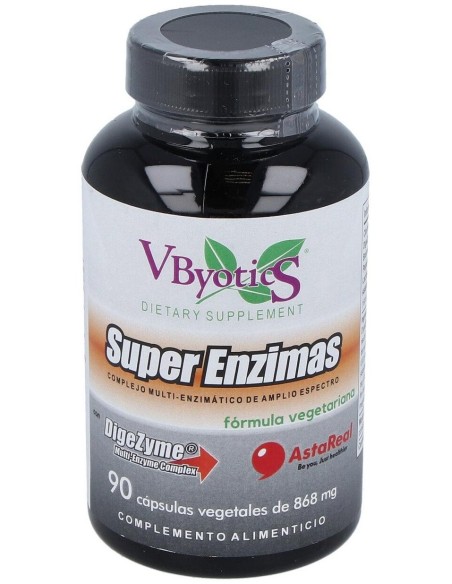 Superenzimas Formula Vegetariana 90Cap. de Vbyotics