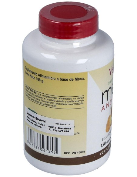 Maca Andina 700Mg. 120Cap.. de Vbyotics
