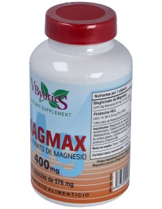 Magmax Bisglicinato 120Cap. de Vbyotics 2