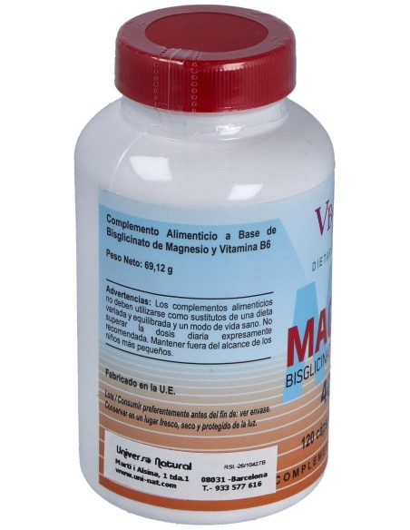 Magmax Bisglicinato 120Cap. de Vbyotics