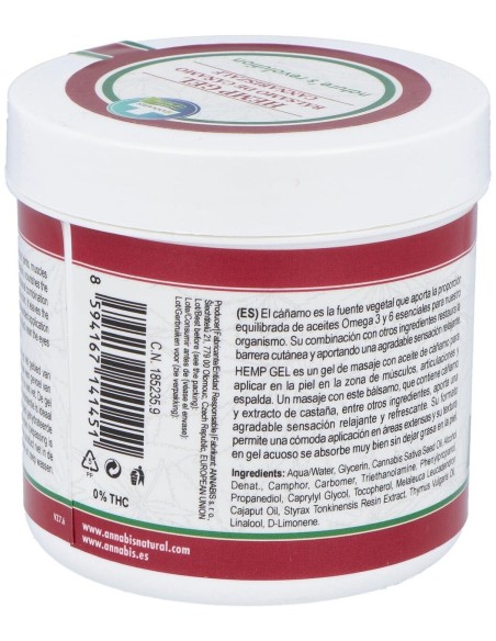 Hemp Gel 330Ml. de Annabis