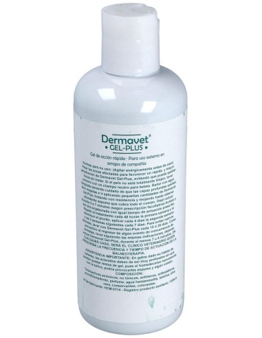 Dermavet Gel-Plus Mascotas 250Ml. de Zoopharma Vet