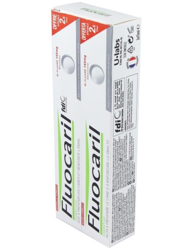 Fluocaril Duplo Blanqueador Dentifrico 2X75Ml. de Fluocaril