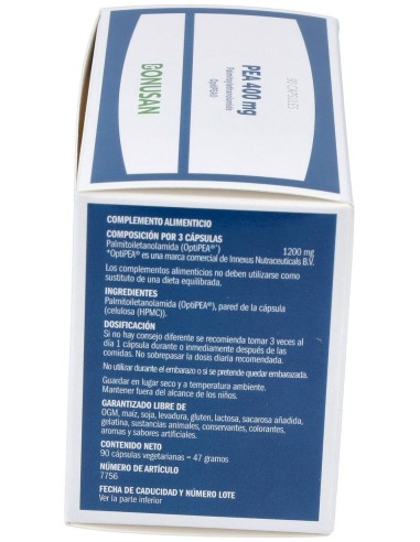 Pea 400Mg. 90Cap. de Bonusan