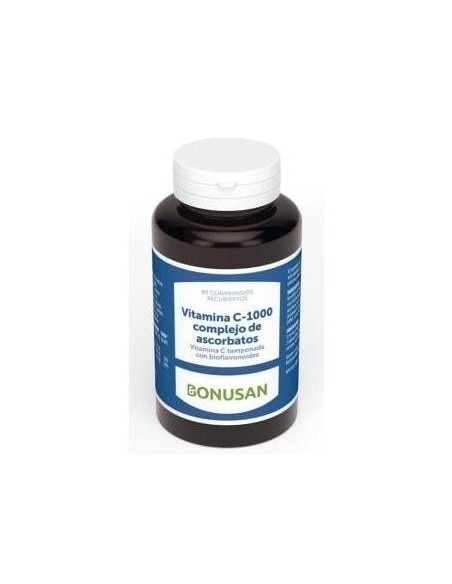 Vitamina C 1000 Complejo De Ascorbatos 90 Comprimidos Bonusan
