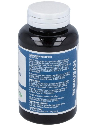 Multi Pro Gluco Activo 120Comp. de Bonusan