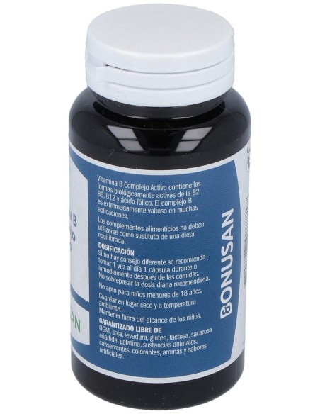 Vitamina B Complejo Activo 60Comp. de Bonusan