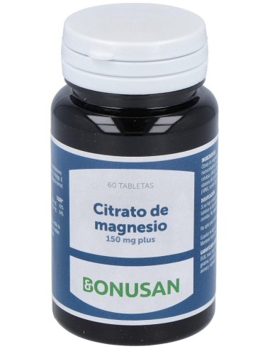 Citrato De Magnesio 150Mg. 60Comp. de Bonusan