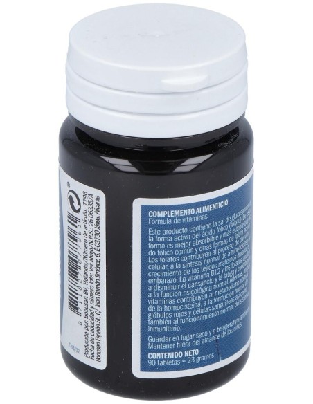 Acido Folico Activo 400Mcg. Plus 90Comp. de Bonusan