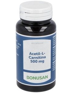 Acetyl L-Carnitina 500Mg. 60Vcap. de Bonusan 2