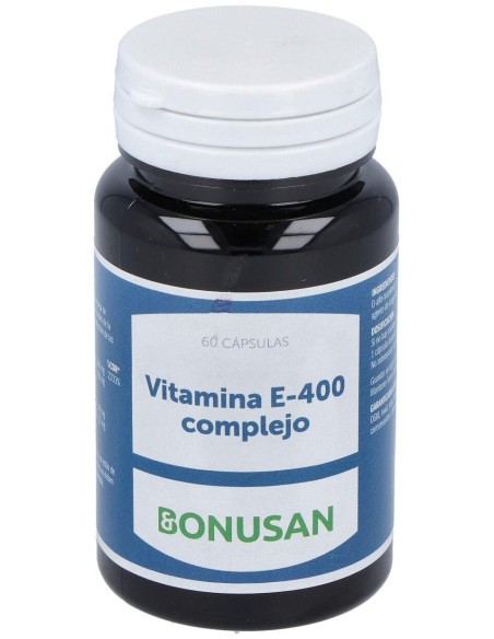 Vitamina E 400 Complejo 60Licap. de Bonusan