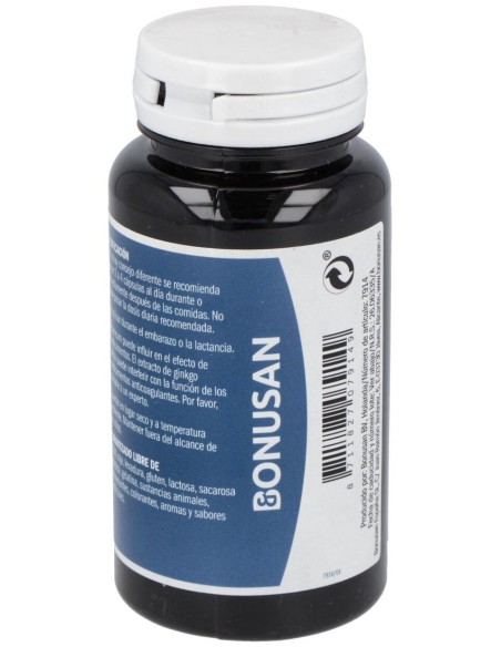 Hiperico-Ginkgo-Ginseng Siberiano Extracto 90Vcap. de Bonusan