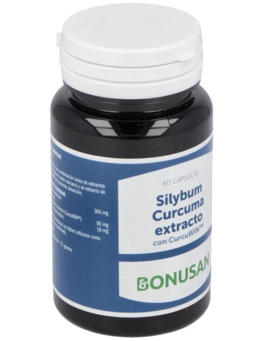 Silybum-Curcuma Extracto 60Vcap. de Bonusan