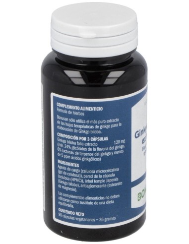 Ginkgo Biloba Extracto 90Vcap. de Bonusan