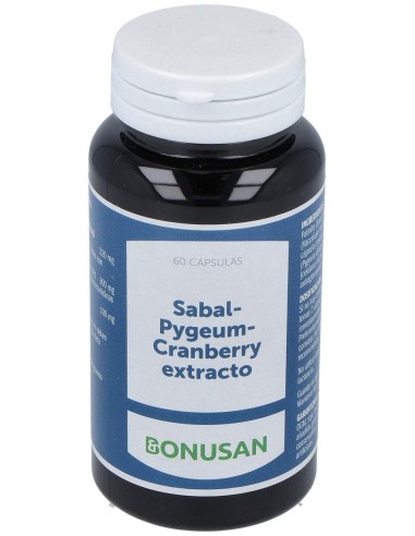 Sabal Pygeum - Cranberry Extracto 60Vcap. de Bonusan