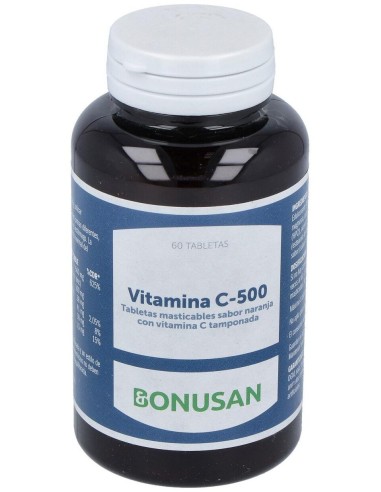 Vitamina C 500 60Comp.Masticables de Bonusan