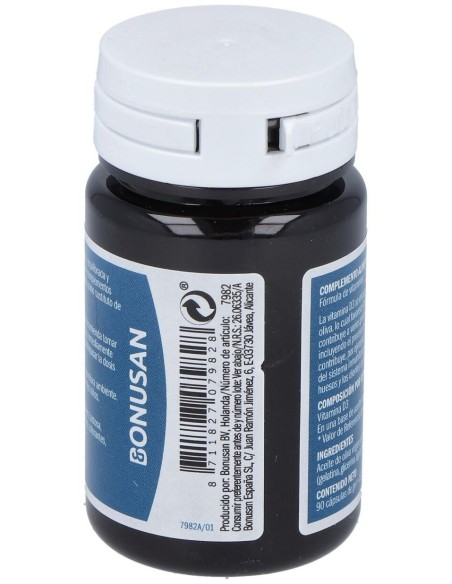 Vitamina D3 15Mcg. 90Cap. de Bonusan