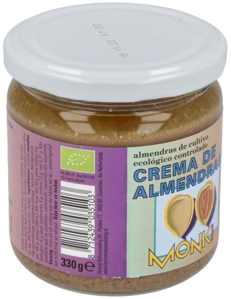Crema De Almendra Bio 330 g  de Monki