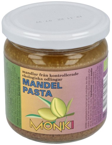 Crema De Almendras Tostadas  330Gr. Bio de Monki