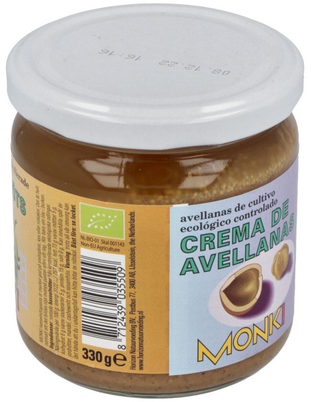 Crema De Avellanas 330Gr. Bio de Monki
