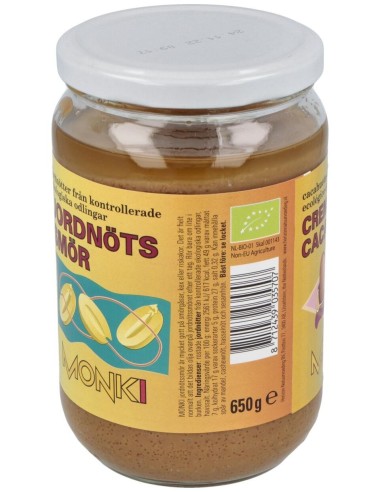 Crema De Cacahuete Grande Bio 650 g  de Monki