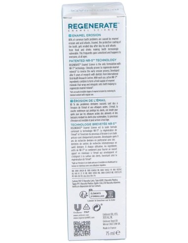 Regenerate  Avanzado Dentifrico 75Ml. de Regenerate