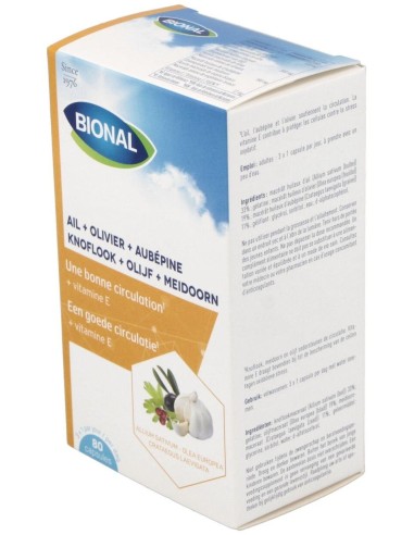 Tensifit Xtra (Ajo+Olivo+Espino Blanco) 80Cap. de Bional