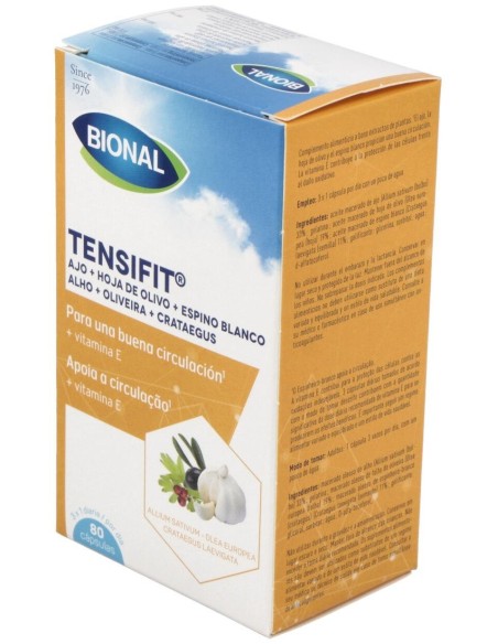 Tensifit Xtra (Ajo+Olivo+Espino Blanco) 80Cap. de Bional