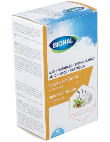 Ajo+Muerdago+Espino Blanco 80Cap. de Bional