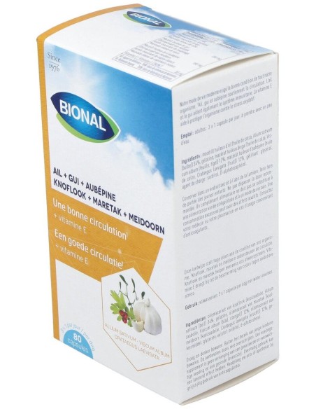 Ajo+Muerdago+Espino Blanco 80Cap. de Bional