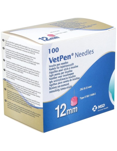 Vetpen Needles 12Mm 100/Box 449 (Ndr) de Msd Vet
