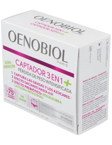 Oenobiol Captador 3 En 1 Plus 60Comp. de Oenobiol