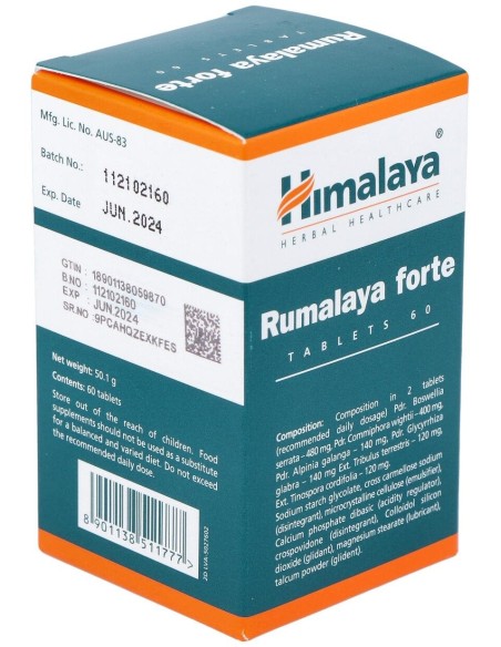 Rumalaya Forte 60Cap. de Himalaya