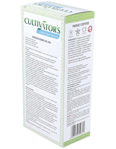 Castaño Oscuro Tinte Organico 100Gr. Ecocert de Cultivators