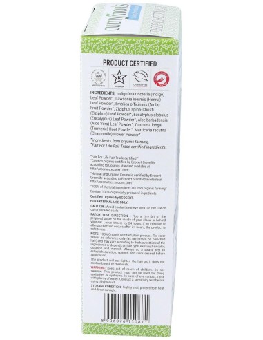 Castaño Oscuro Tinte Organico 100Gr. Ecocert de Cultivators