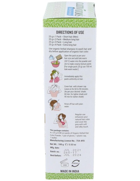 Rubio Dorado Tinte Organico 100Gr. Ecocert de Cultivators