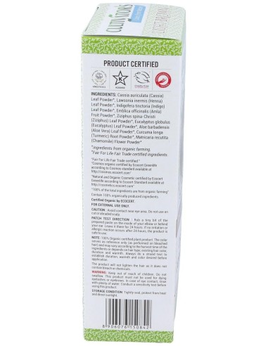 Castaño Dorado Claro Tinte Organico 100Gr. Ecocert de Cultivators