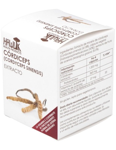 Cordiceps Extracto Puro 60Vcaps. de Hawlik